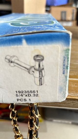 Sifón TEA Cromado para Lavabo