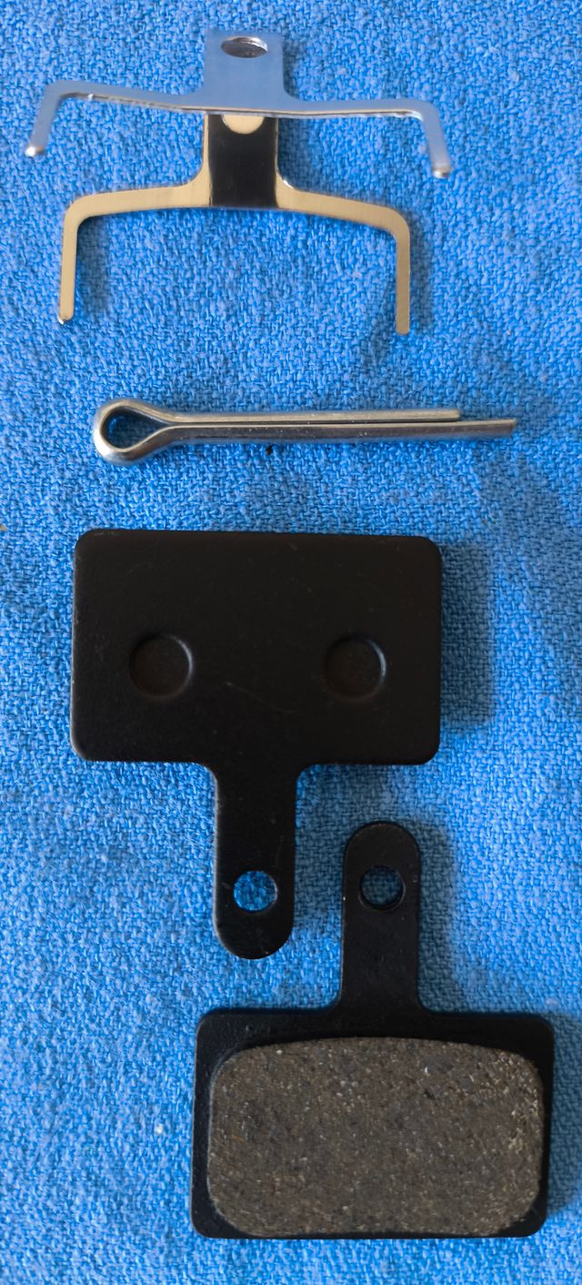 4 pares de pastillas de freno bicicleta en blister