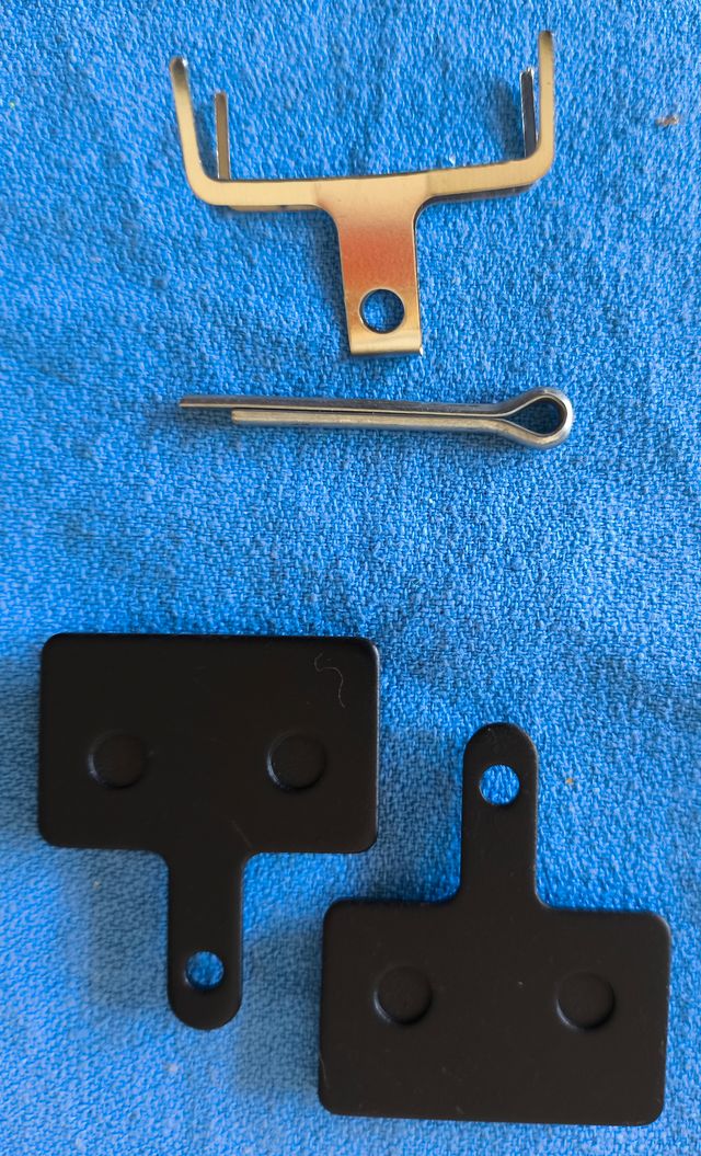 4 pares de pastillas de freno bicicleta en blister