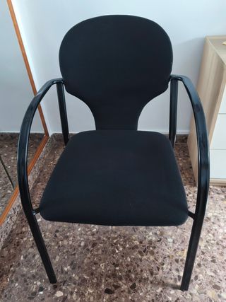 Sillas de despacho negras
