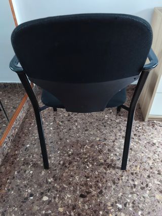 Sillas de despacho negras
