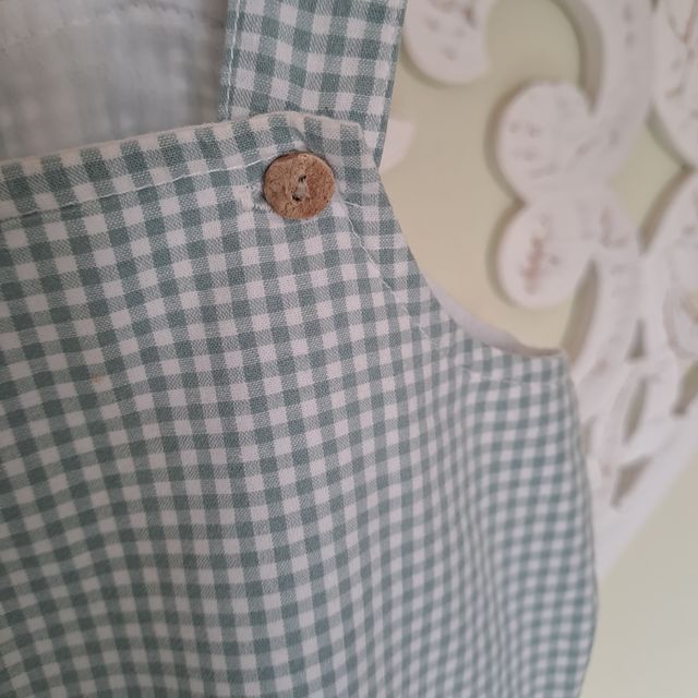 Peto cuadros verde agua Doña Carmen 6m