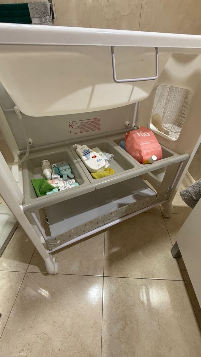 Bañera cambiador bebé