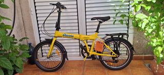Bicicleta Plegable Moma Amarilla