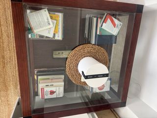 Mesa de centro madera y cristal