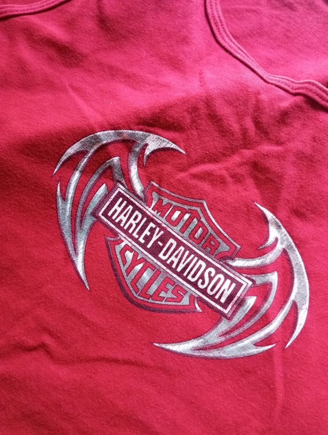 Camiseta tirantes Harley Davidson roja