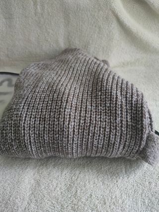 Cárdigan de punto Shein marrón con cinturón