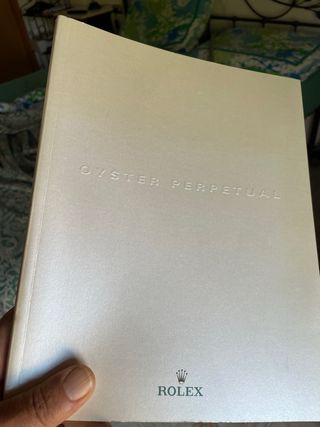 Catalogo Rolex Oyster Perpetual