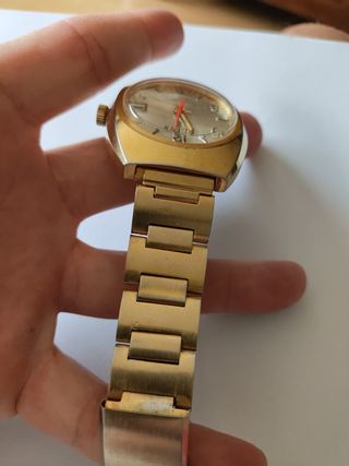 Reloj Elida Dorado 21 Joyas  cuerda  1970 Swiss