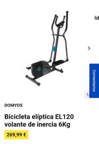 Bicicleta Elíptica Domyos EL120.