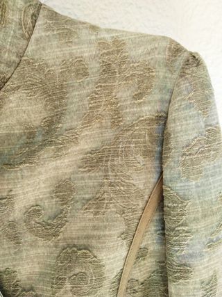 Chaqueta americana gris verdoso