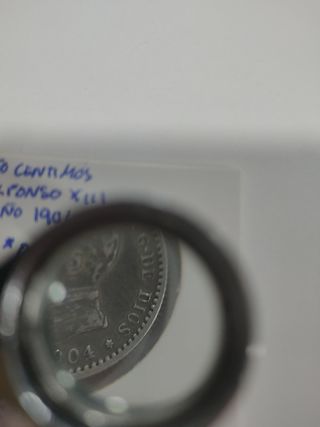 Moneda 50 céntimos Alfonso XIII 1904
