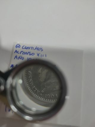 Moneda 50 céntimos Alfonso XIII 1904