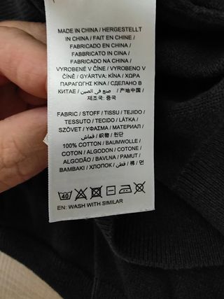 Jersey GANT Negro Talla XL