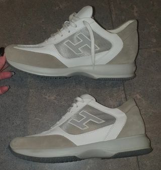 Hogan Uomo Tg. 43 Beige/Bianco