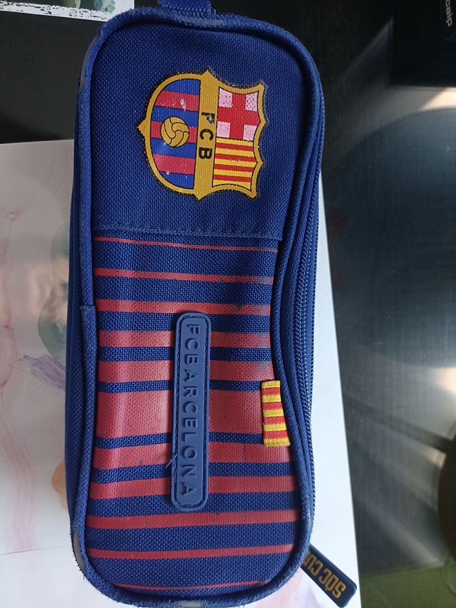 Estuche FC Barcelona 3 compartimentos