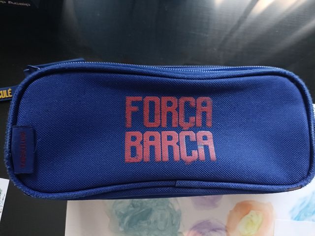 Estuche FC Barcelona 3 compartimentos