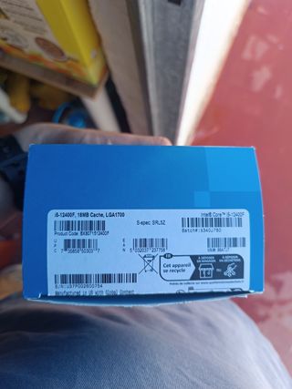 Intel Core i5-12400F ventilador solo.