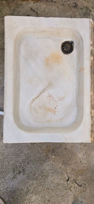 Fregadero de mármol antiguo