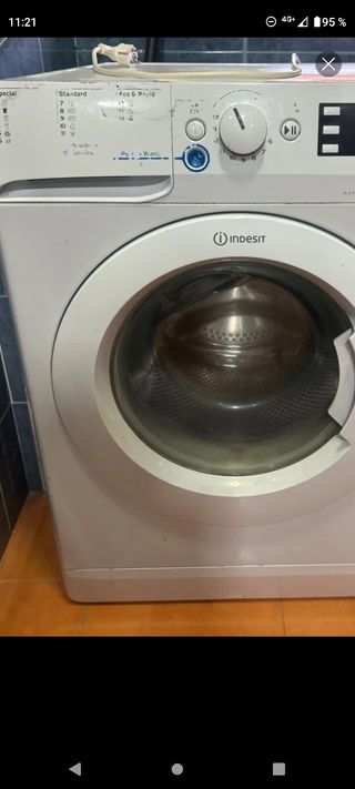 Lavadora Indesit 7kg Push & Go