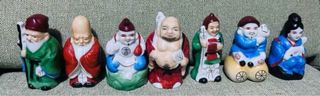 7 Dioses de la Fortuna Figuras Cerámica