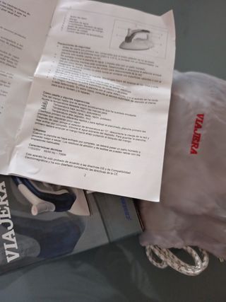 Plancha de viaje VIAJERA plegable