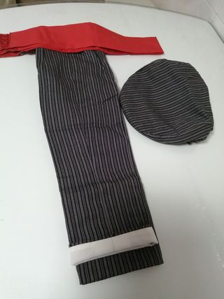 Traje de gitano : Pantalón, Gorra y Fajín