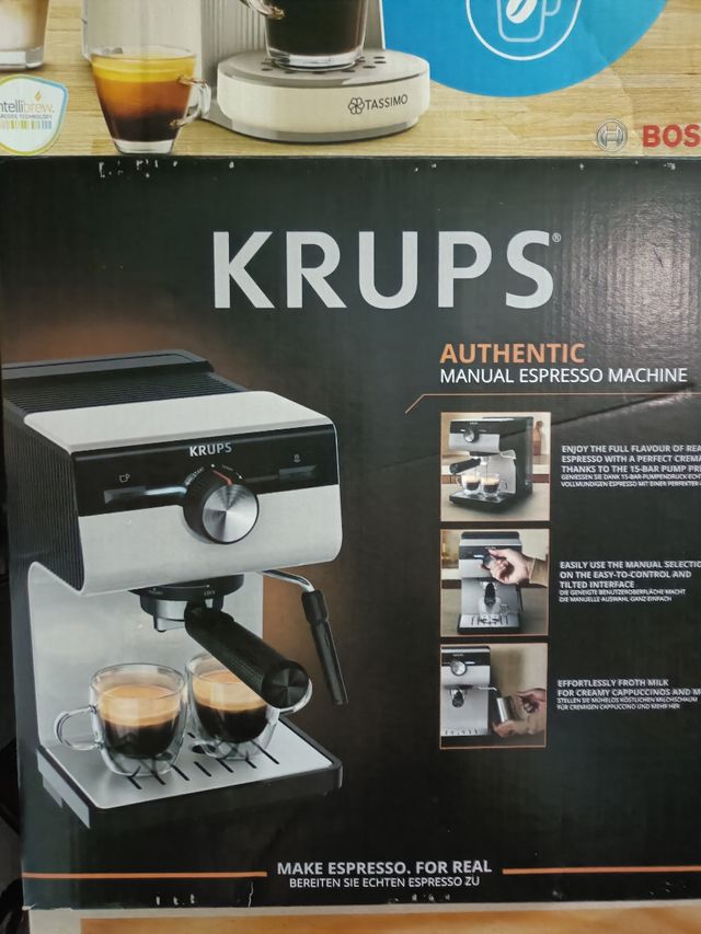 Cafetera Krups Authentic Manual Espresso