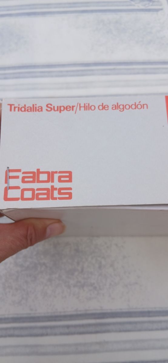 4 cajas hilo de algodón Tridalia Súper - 8 ovillos