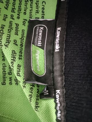 Polo Kawasaki Nero e Verde