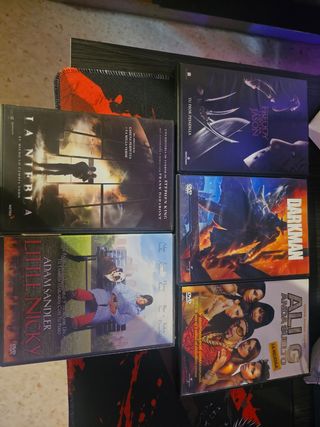 Lote 5 DVDs: Terror, Comedia y Acción