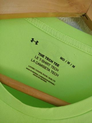 Camiseta Under Armour Verde Talla M