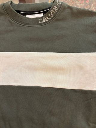 Sudadera Calvin Klein Verde Talla S