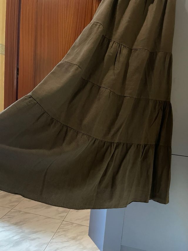 Vestido largo tirantes finos sin etiqueta