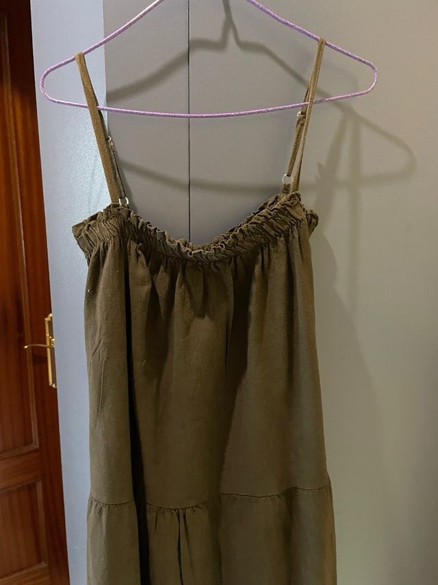 Vestido largo tirantes finos sin etiqueta