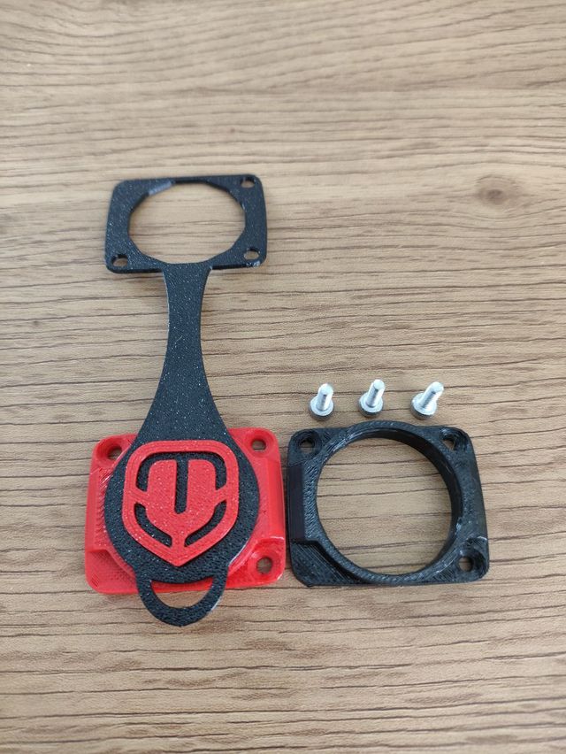 Coperchio della porta di ricarica Mondraker rosso migliorato