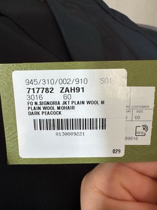 Blazer Gucci Gris Doble Botonadura