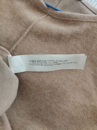 Vestido Zara Beige Talla S