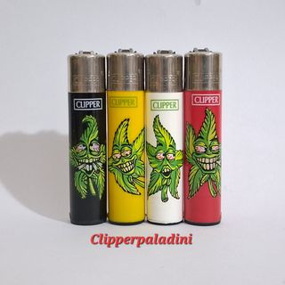 Accendini Clipper Set 4pz foglie