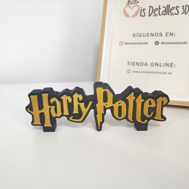 Letrero Harry Potter coleccion figuras