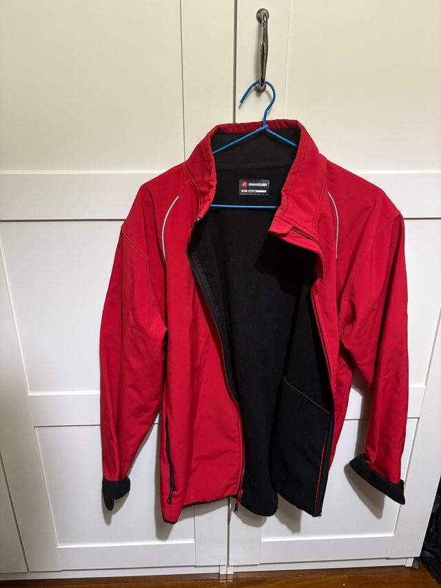 Chaqueta polar Mountain roja