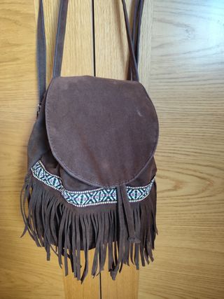 Mochila niña ante con flecos