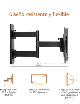 Soporte Pared TV Amazon Basics