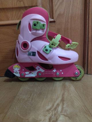 Patines en línea Oxelo rosas talla 30-32
