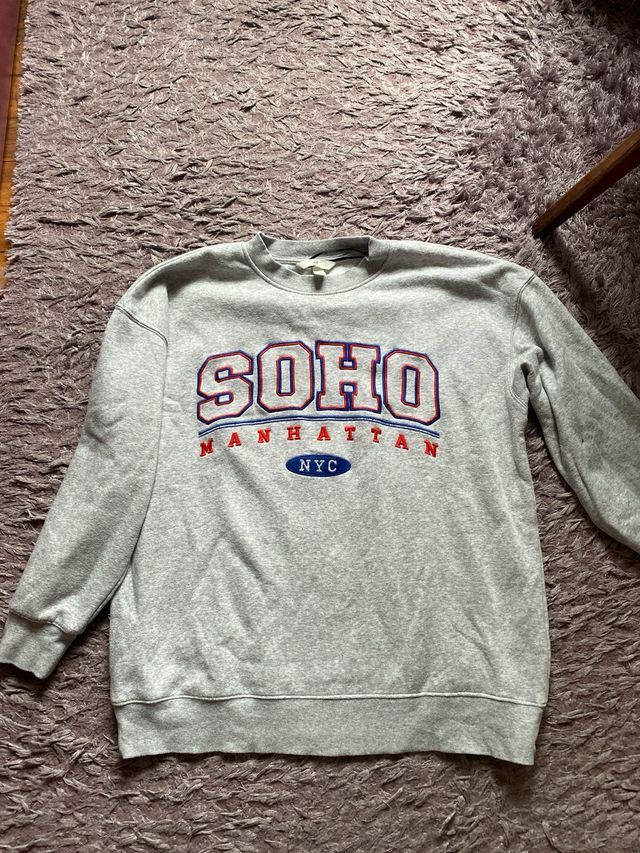 Felpa grigia SOHO MANHATTAN NYC