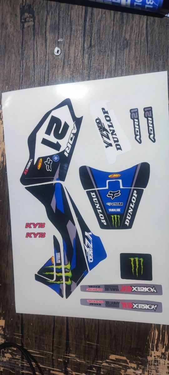 Kit Pegatinas para losi promoto MX SM RC