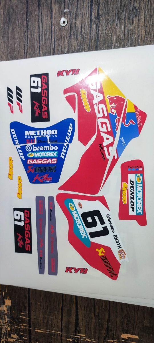 Kit Pegatinas para losi promoto MX SM RC