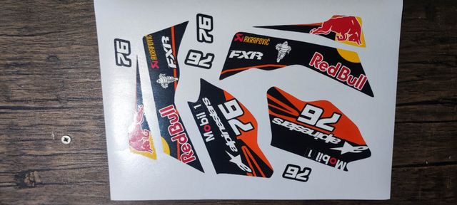 Kit Pegatinas para losi promoto MX SM RC