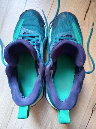 Zapatillas Baloncesto Morado/Verde