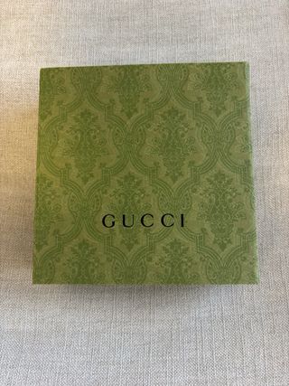 Cinturón Gucci GG Hebilla Plateada